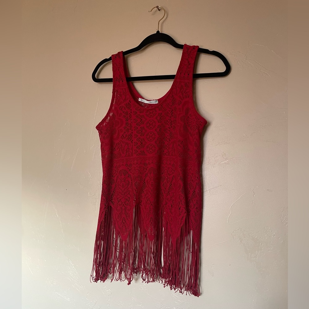 Maurice’s Lace and Fringe Tank